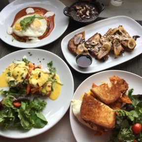 Gluten-free brunch spread from Taste on Melrose